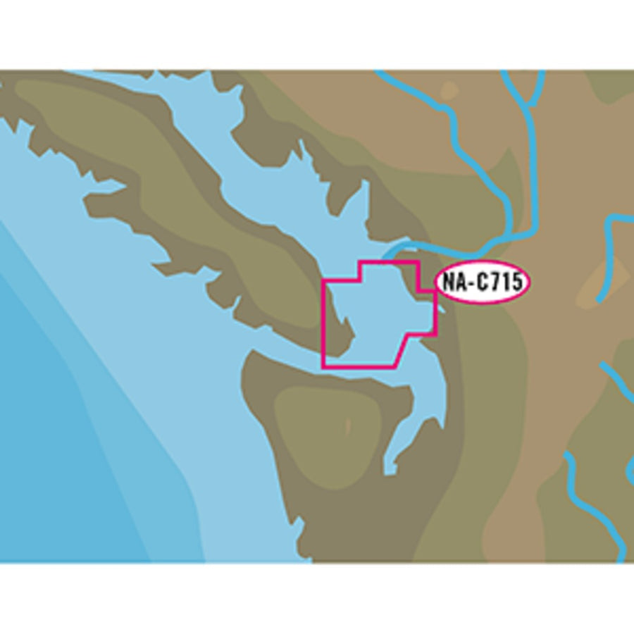 C-map Nt+ Na-c715 San Juan Islands - C-card Format