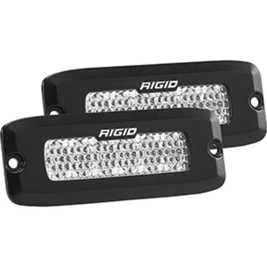 Rigid Industries Sr-q Pro Spot Diffused - Flush Mount - Pair