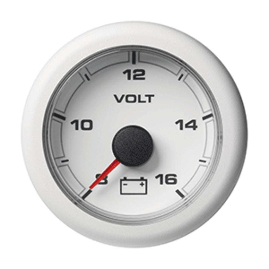 Vdo Marine 2-1/16 (52mm) Oceanlink Battery Voltage Gauge - White Dial & Bezel