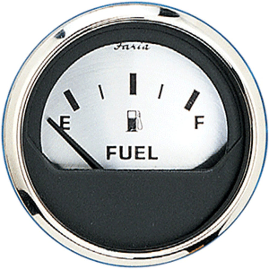 Faria 2 Fuel Level Gauge (e-1/2-f) - Spun Silver