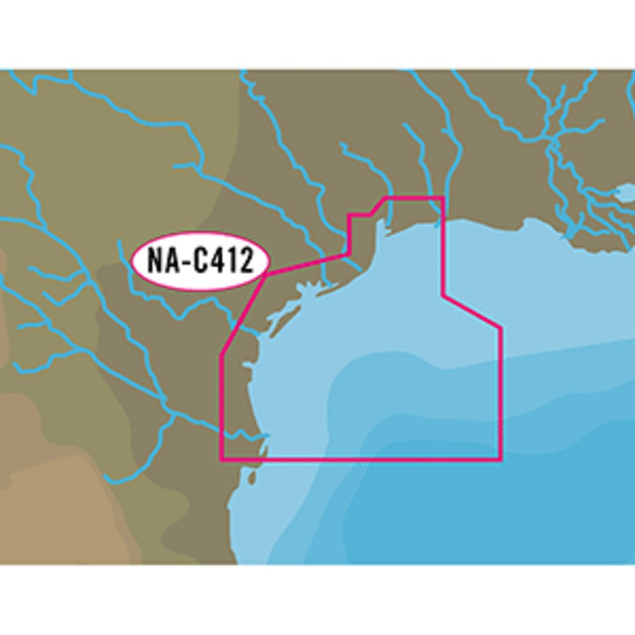 C-map Nt+ Na-c412 Port Arthur To Brownsville - C-card Format