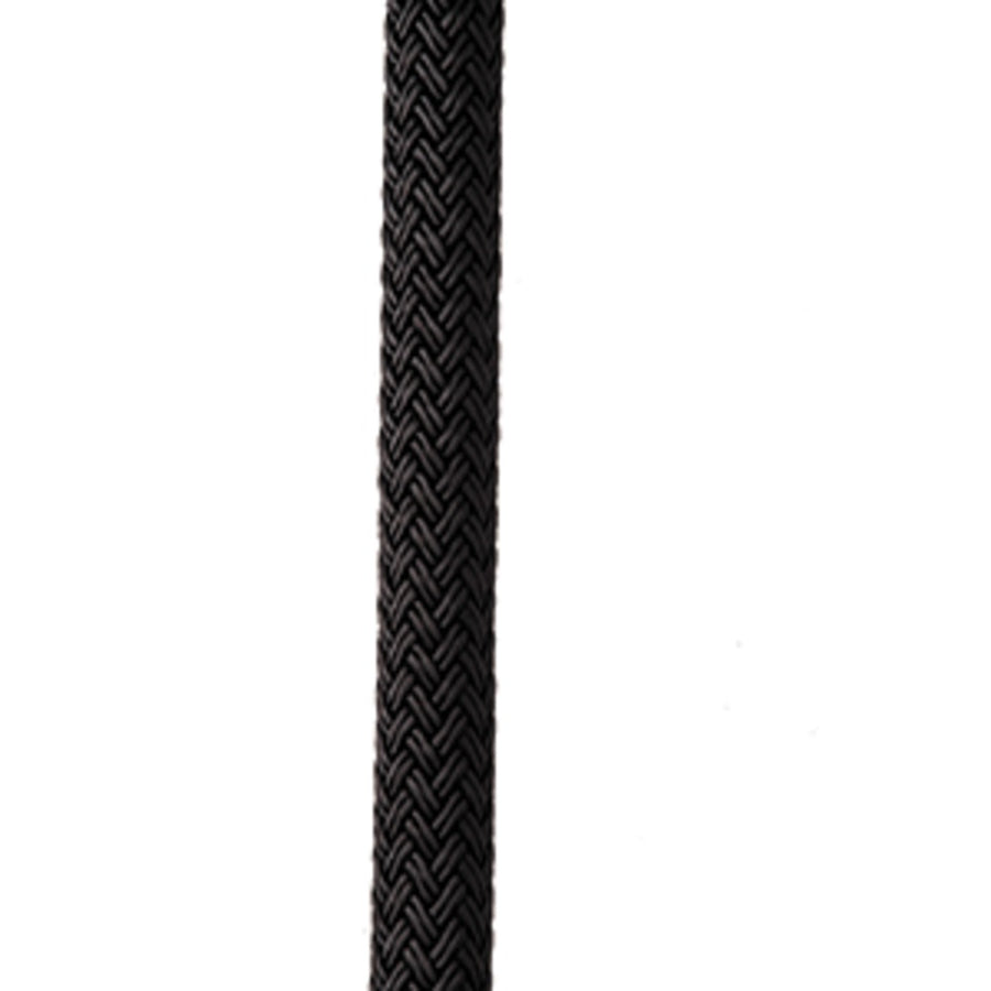 New England Ropes 3/8 X 15' Nylon Double Braid Dock Line - Black