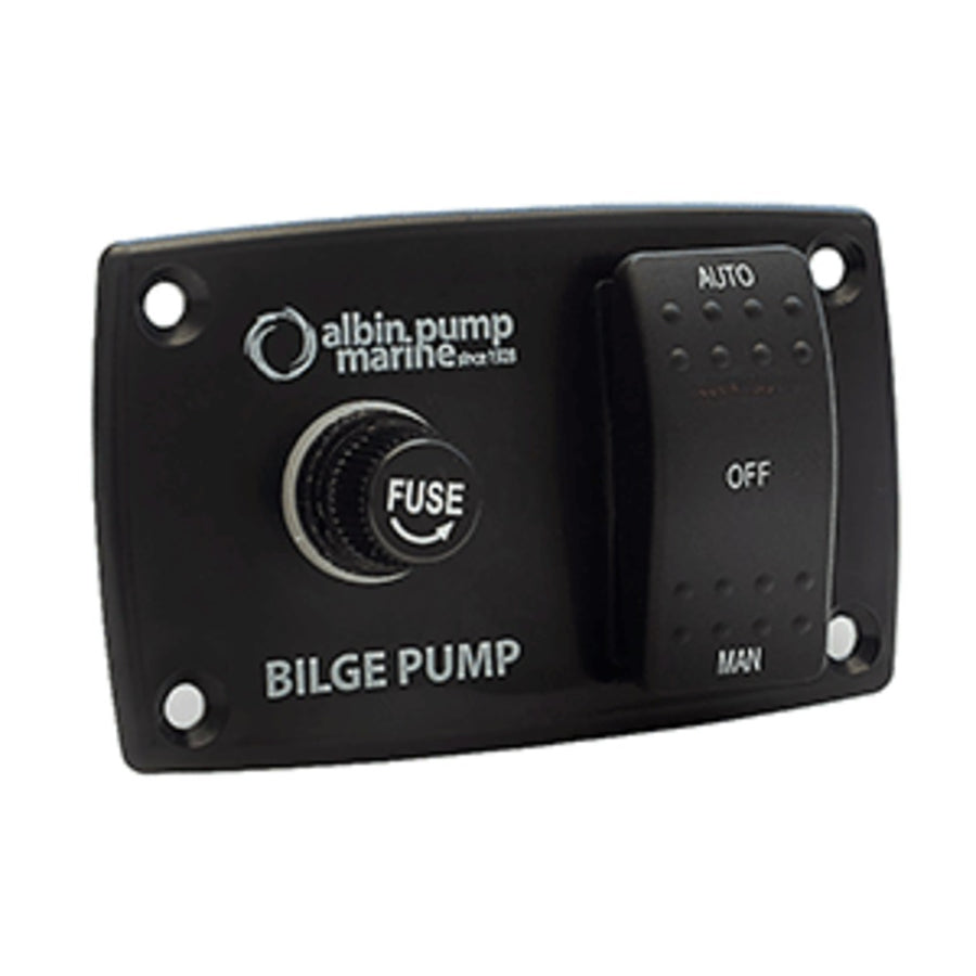 Albin Pump 3-way Bilge Panel - 12/24v