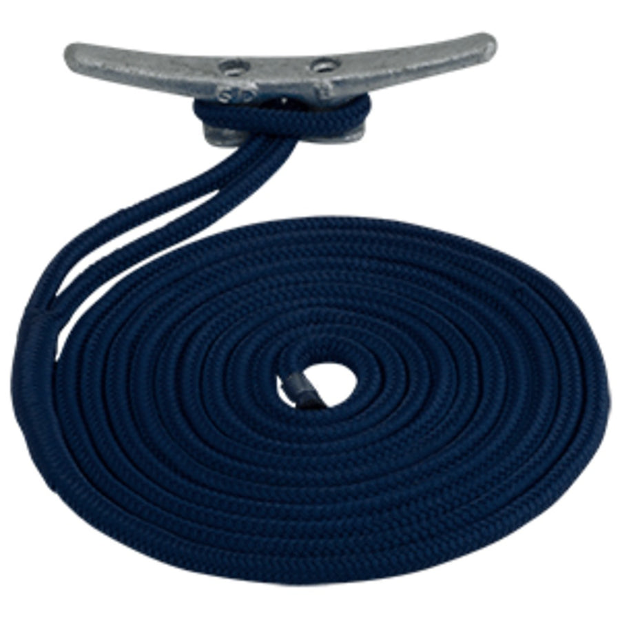Sea-dog Double Braided Nylon Dock Line - 1/2 X 25' - Navy