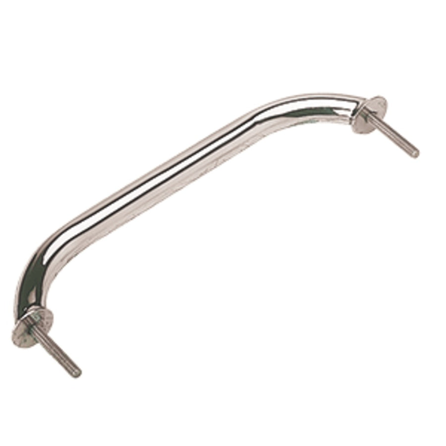 Stainless Steel Stud Mount Flanged Hand Rail W/mounting Flange - 12