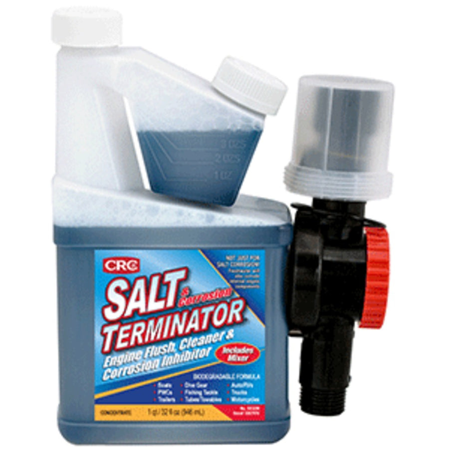 Crc Sx32m Salt Terminator® Engine Flush, Cleaner & Corrosion Inhibitor W/mixer Unit - 32 Fl Oz *case Of 6