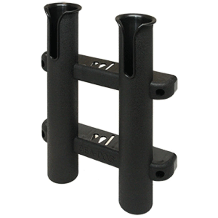 Sea-dog Two Pole Side Mount Rod Storage Rack - Black