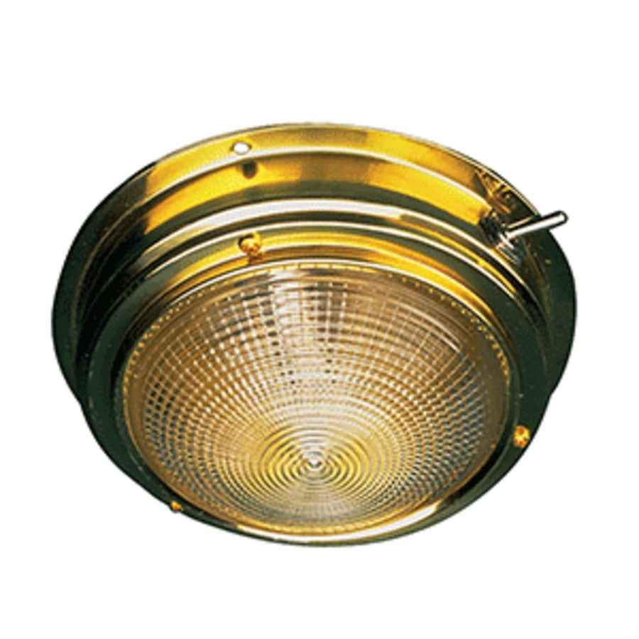 Sea-dog Brass Dome Light - 4 Lens