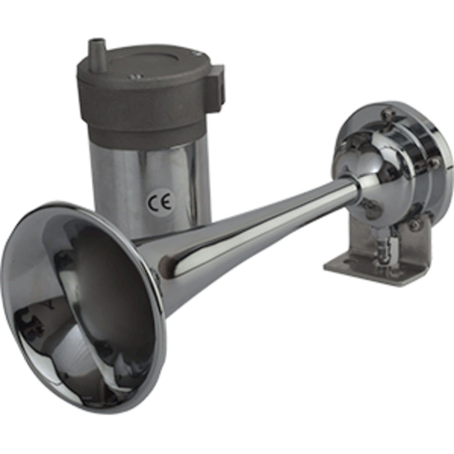 Sea-dog Maxblast Air Horn - Mini Single Trumpet - Chrome