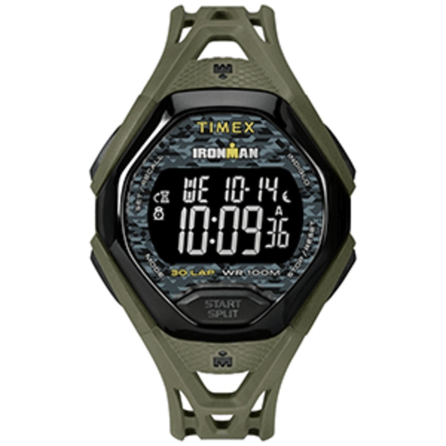 Timex Ironman Sleek 30 Full Resin Strap Watch - Green