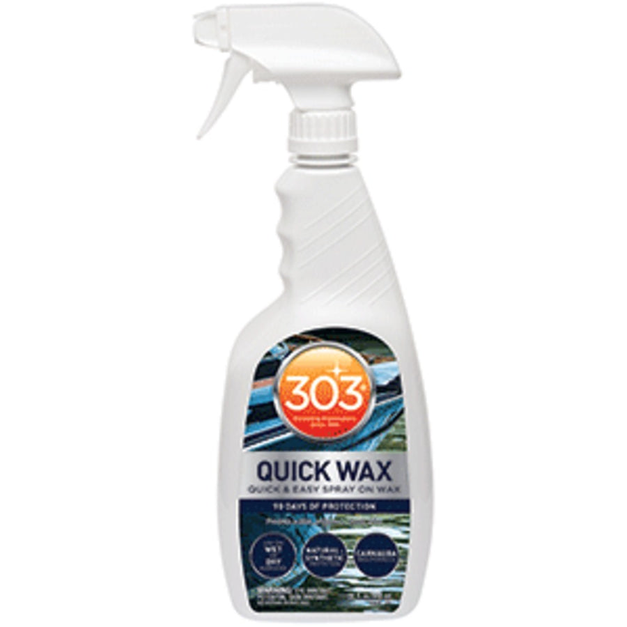 303 Marine Quick Wax With Trigger Sprayer - 32oz *case Of 6*