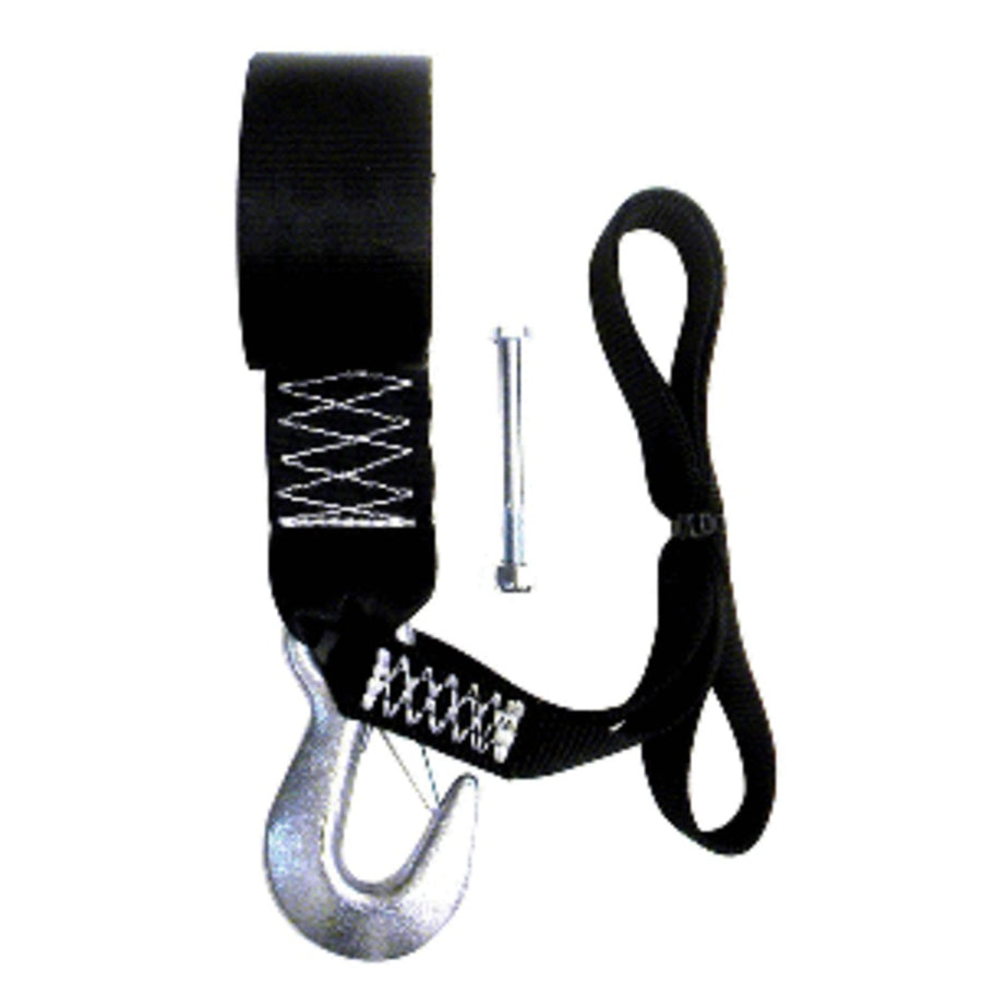 Rod Saver Pwc Winch Strap Replacement W/soft Hook - 12'