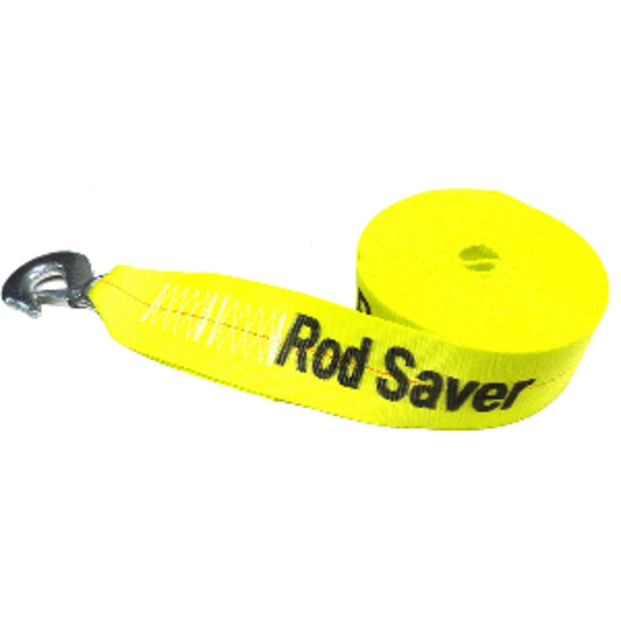 Rod Saver Heavy-duty Winch Strap Replacement - Yellow - 3 X 30'