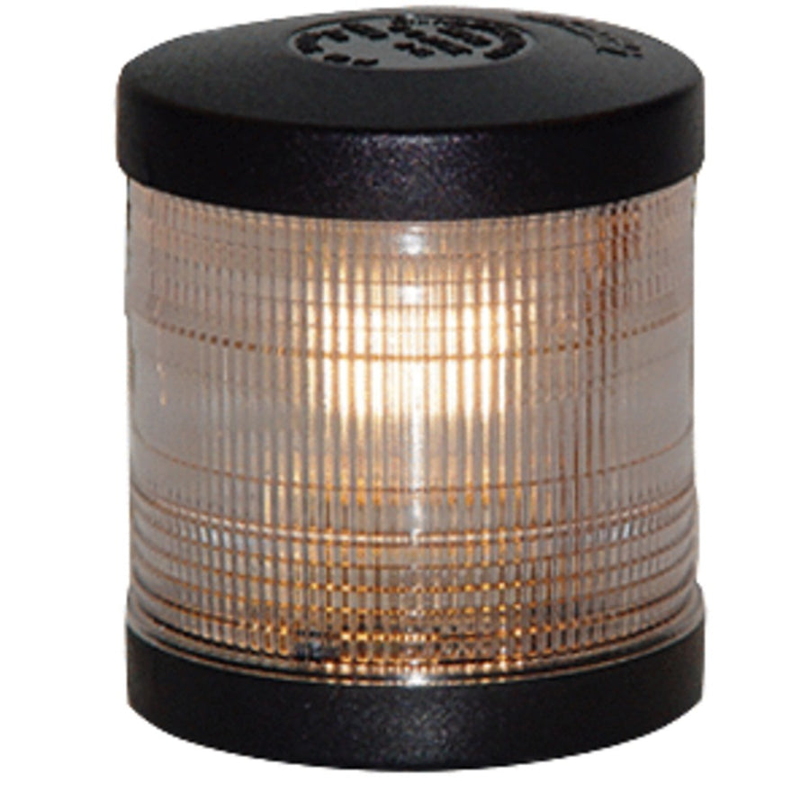 Aqua Signal Series 25 All-round Deck Mount Light - White Light - Black Housing