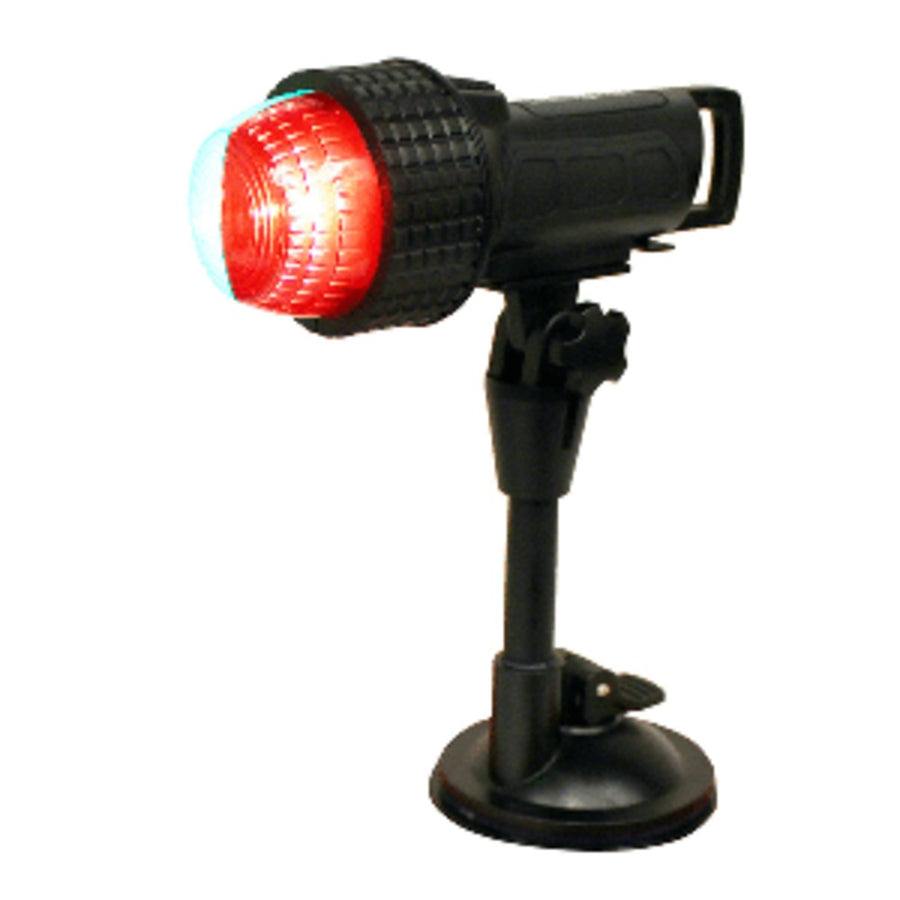 Aqua Signal Series 27 Compact Led Bi-color Light W/suction Cup, C-clamp & Inflatable Adapter