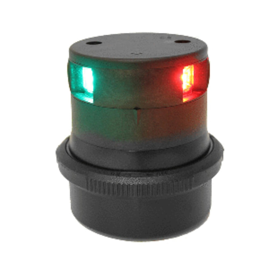 Aqua Signal Series 34 Tri-color Mast Mount Led Light - Black Housing
