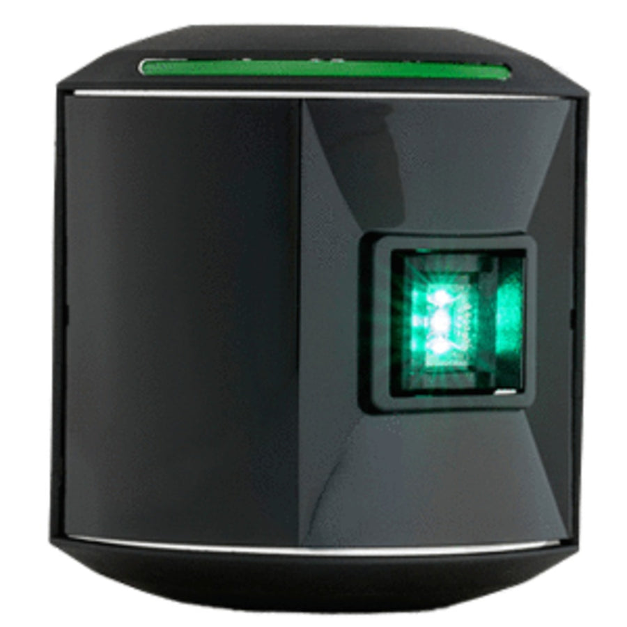 Aqua Signal Series 44 Starboard Side Mount Led Light - 12v/24v - Black Housing