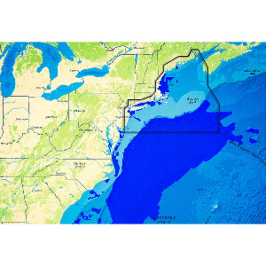 C-map Reveal - Us Atlantic - New York To Ma Cape Cod, Long Island & Hudson River
