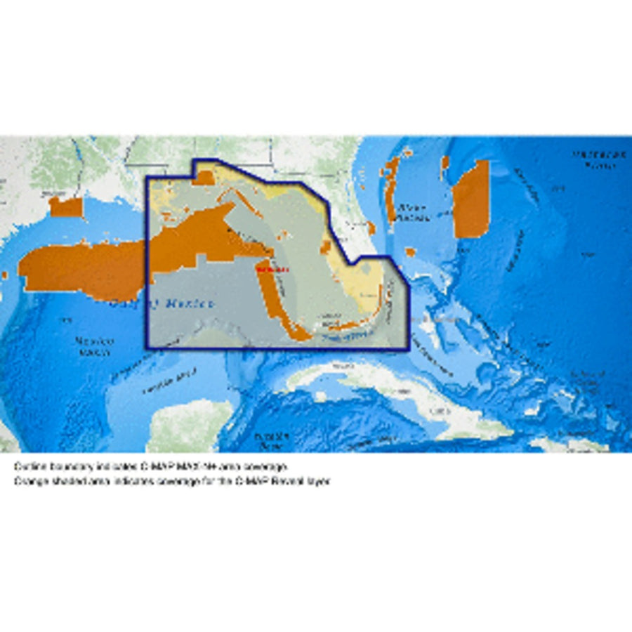 C-map Reveal - Us - Port St. Lucie To New Orleans St. Lucie Inlet Fl To New Orleans La