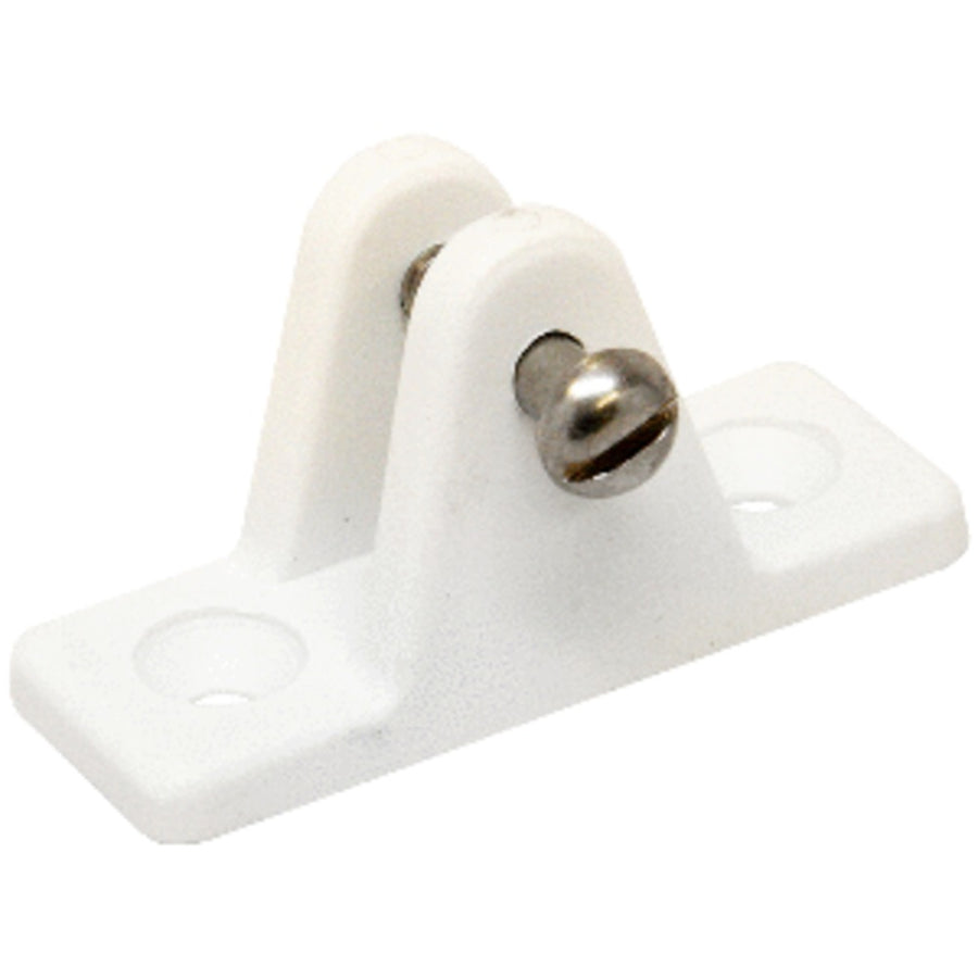 Sea-dog Nylon Angled Deck Hinge - White