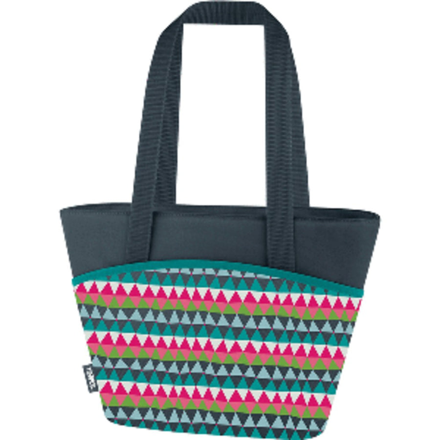 Thermos Raya 9 Can Lunch Tote - Colorful Triangles