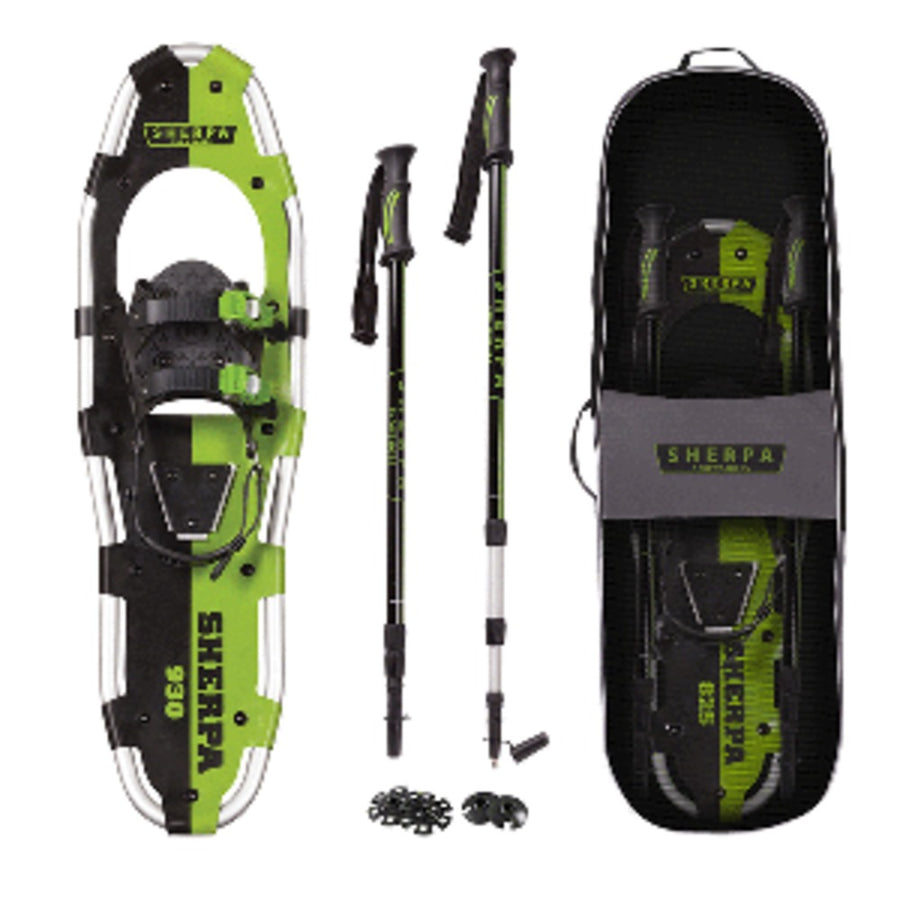 Yukon Sherpa® Series Snowshoe Kit - Silver/green - 9 X 30 - Pair