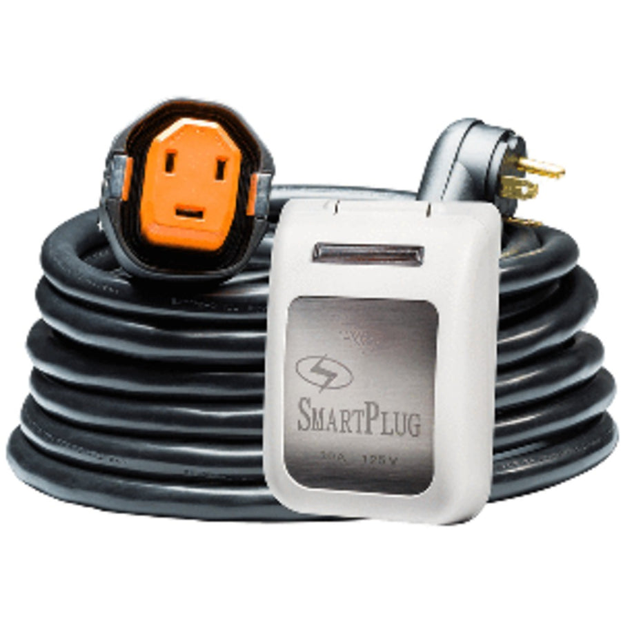 Smartplug Rv Kit 30 Amp 30' Dual Configuration Cordset - Black (spx X Park Power) & Non Metallic Inlet - White