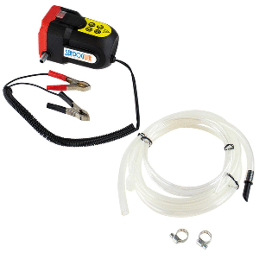 Sea-dog Oil Change Pump W/battery Clips - 12v