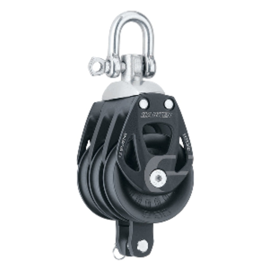 Harken 60mm Triple Aluminum Element Block W/swivel & Becket
