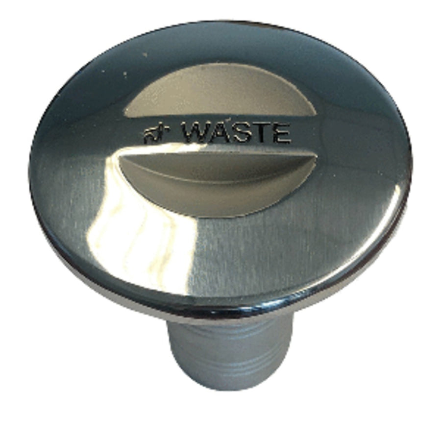 Sea-dog Stainless Steel Key Free Hose Deck Fill Fits 1-1/2 Hose - Waste