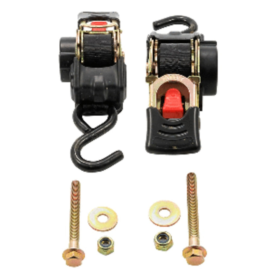 Camco Retractable Tie Down Straps - 1 Width 5.5' Bolt On