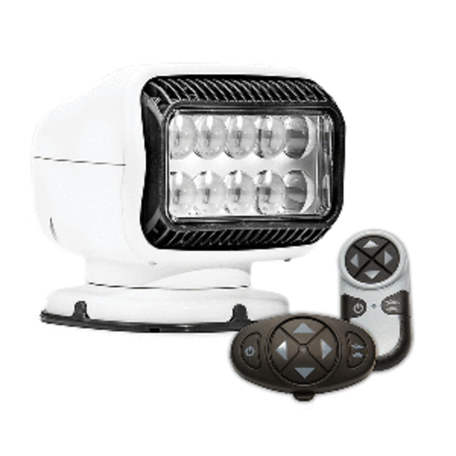 Golight Radioray Gt Series Permanent Mount - White Led - Wireless Handheld & Wireless Dash Mount Remotes
