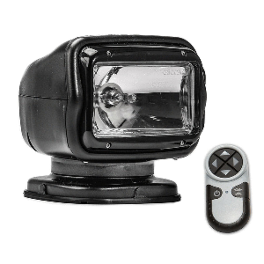Golight Radioray Gt Series Permanent Mount - Black Halogen - Wireless Handheld Remote