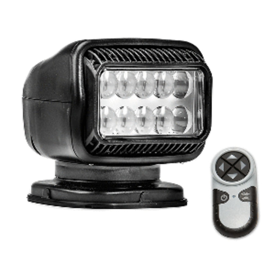 Golight Radioray Gt Series Permanent Mount - Black Led - Wireless Handheld Remote