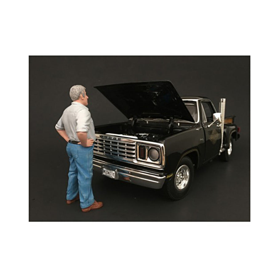 70s Style Figurine V For 1/24 Scale Models By American Diorama 77505