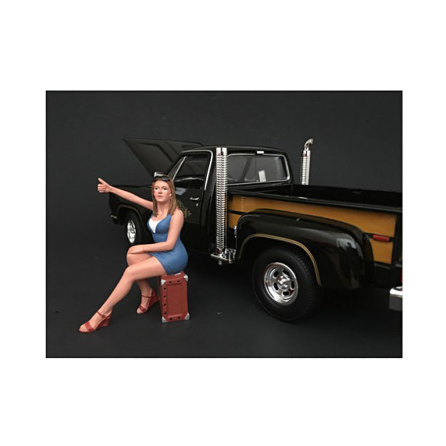 70s Style Figurine Vi For 1/24 Scale Models By American Diorama 77506