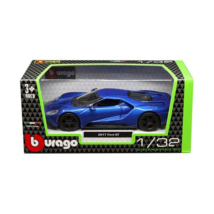 2017 Ford Gt Blue 1/32 Diecast Model Car By Bburago 43043bl