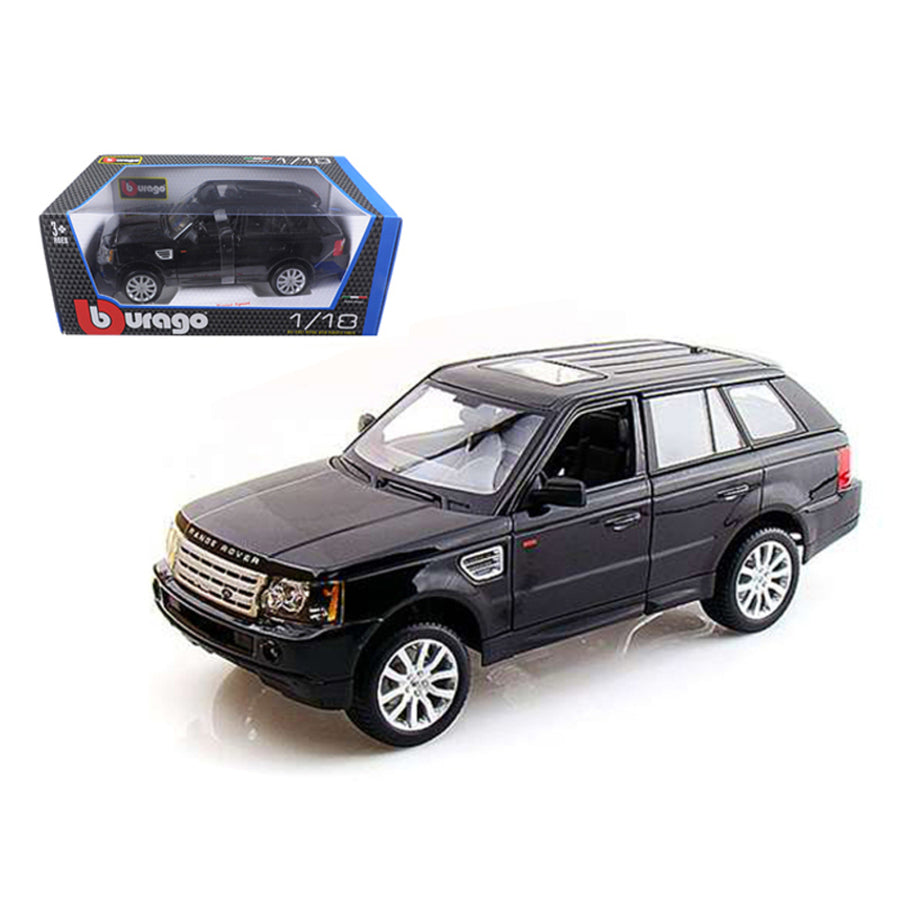 Range Rover Sport Black 1/18 Diecast Model Car By Bburago 12069bk