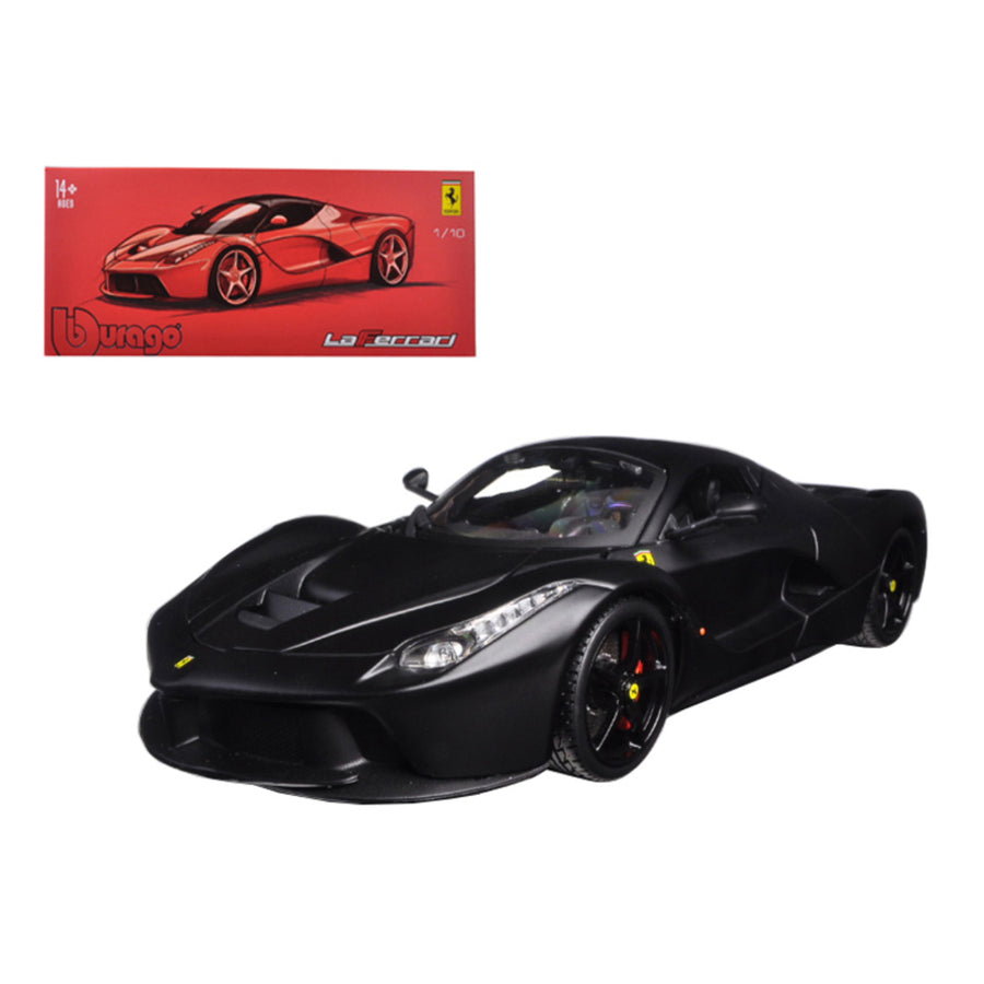Ferrari Laferrari F70 Matt Black Signature Series 1/18 Diecast Model Car By Bburago 16901bk