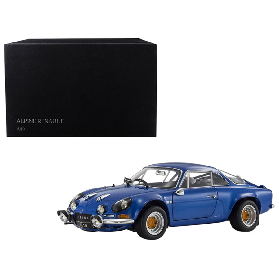 Renault Alpine A110 1600s Metallic Blue 1/18 Diecast Model Car By Kyosho 08485bl