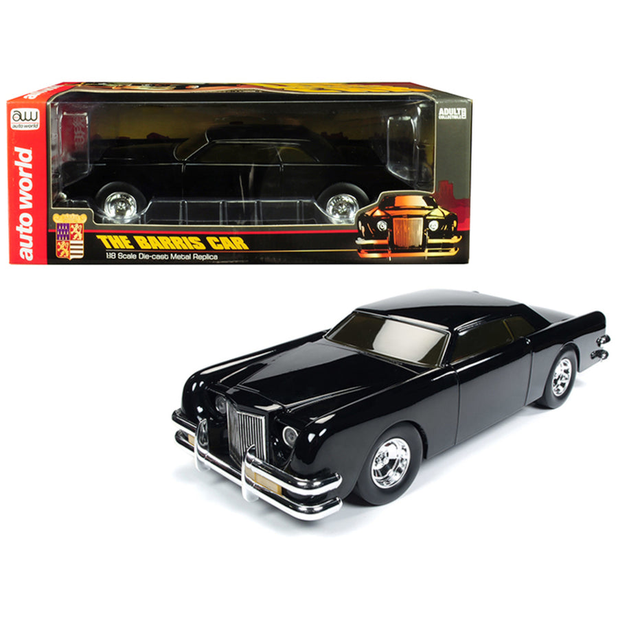 The Barris Car Black Sparkle 1/18 Diecast Model Car By Autoworld Awss120