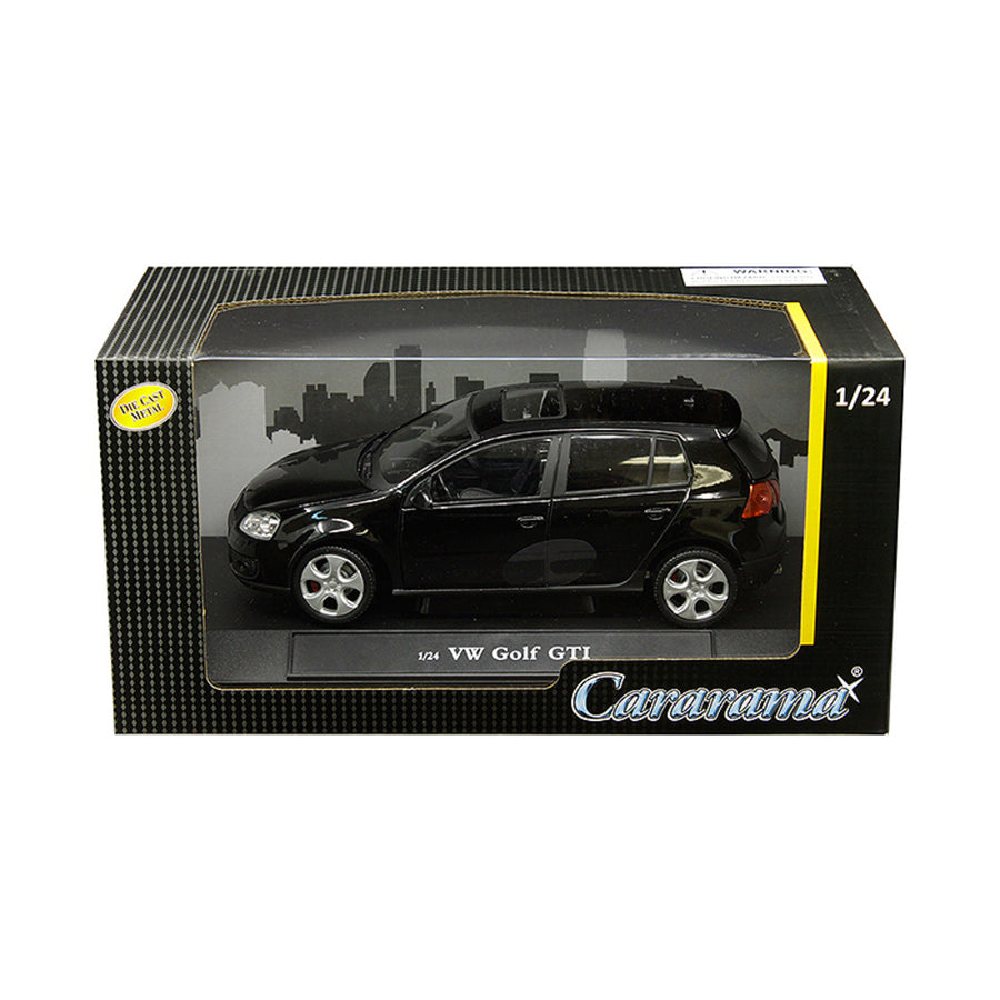 Volkswagen Golf Gti With Sunroof Black 1/24 Diecast Model Car By Cararama 12577
