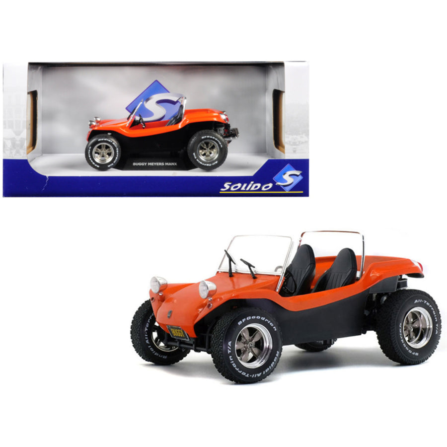 Meyers Manx Buggy Convertible Metallic Orange 1/18 Diecast Model Car By Solido S1802702