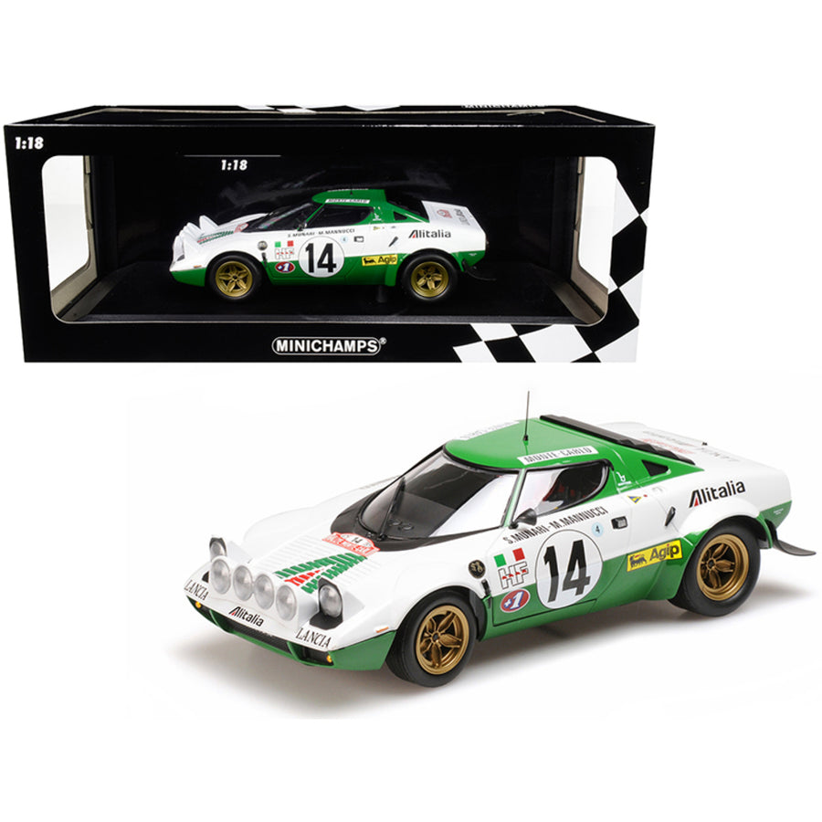 Lancia Stratos #14 Sandro Munari - Mario Mannucci Winners Rallye Monte Carlo (1975) Limited Edition To 504 Pieces Worldwide 1/18 Diecast Model Car By Minichamps 155751714