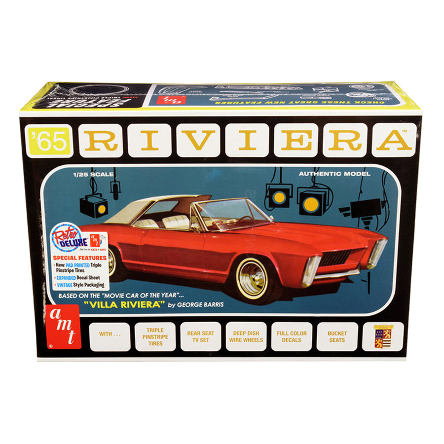 Skill 2 Model Kit 1965 Buick Riviera Villa Riviera By George Barris 1/25 Scale Model By Amt Amt1121