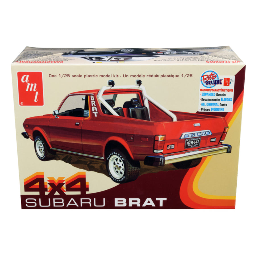 Skill 2 Model Kit 1978 Subaru Brat 4x4 Pickup Truck 1/25 Scale Model By Amt Amt1128m