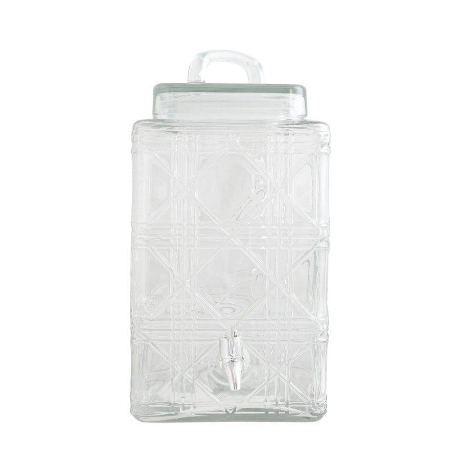 Gibson Home Jewelite 2.5 Gallon Drink Dispenser, Clear Glass