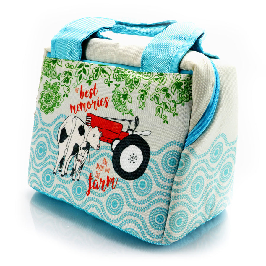 Urban Market Life On The Farm 10.25 Inch Lunch Bag In Farm Decorative Design