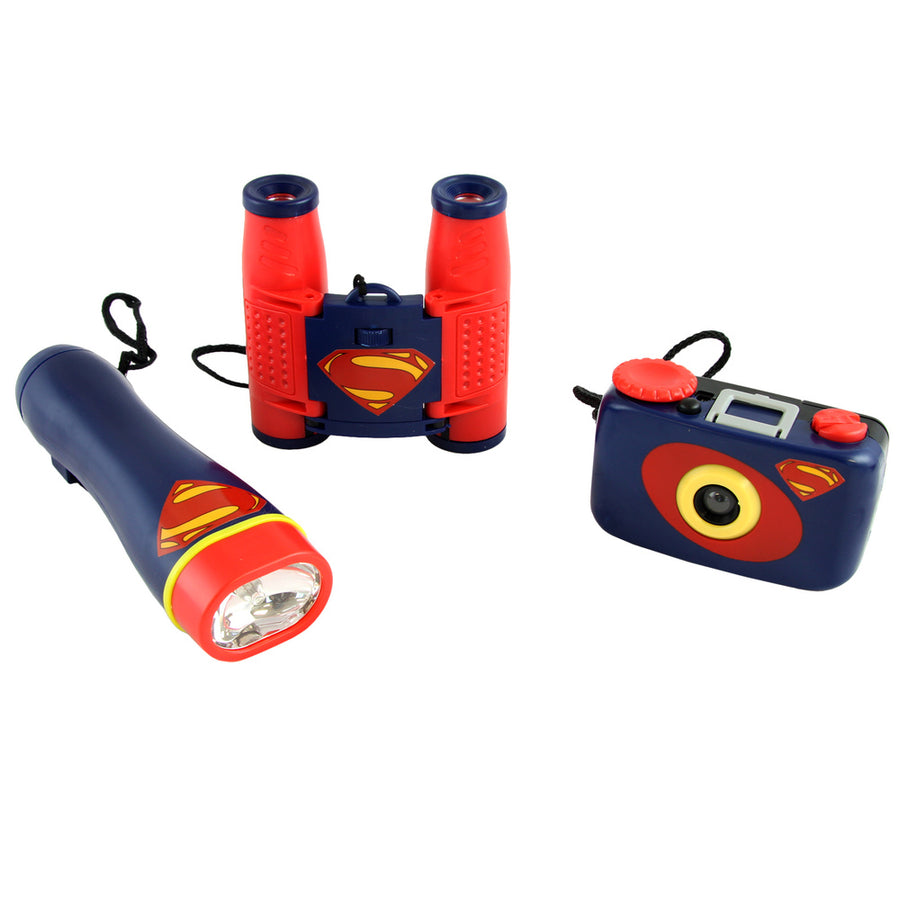 Super Man: Man Of Steel Batman 3-piece Adventure Kit With Camera, Flashlight, And Binocular
