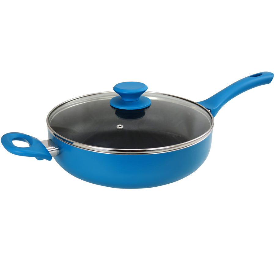 Benton 3.5 Qt Sauté Pan W/lid In Blue